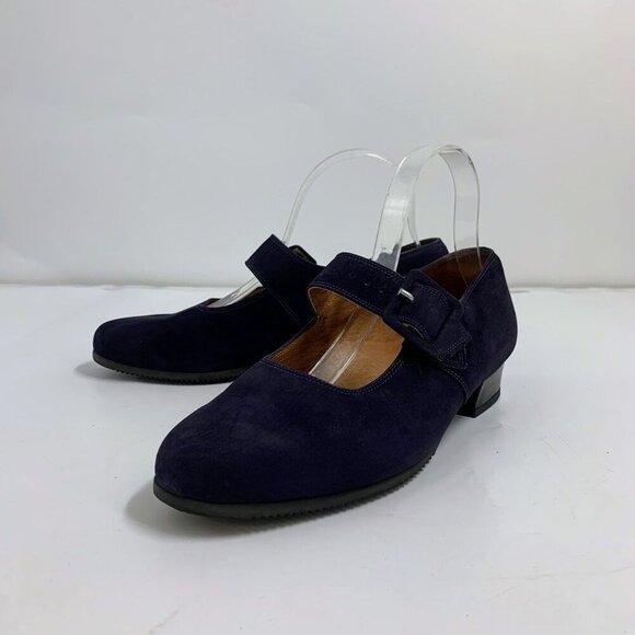 Beautifeel Women's Mary‎ Jane Suede Thick Strap And Buckle Heel Shoe Size 8/41 - Picture 1 of 15